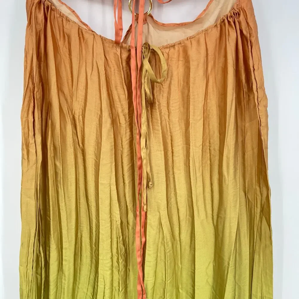 Baobab Collection Orange and Green Maxi Dress - Picture 12 of 16